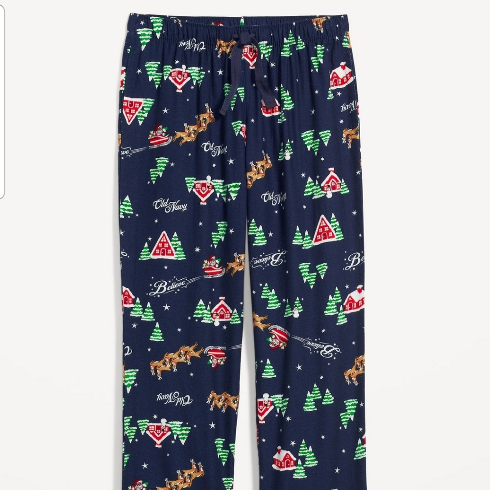 Old Navy Family Christmas Pajamas Reindeer & Sleigh Rides